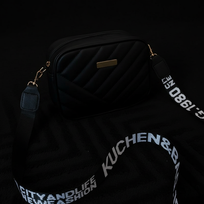 High quality women's PU rolling strip camera bag shoulder bag mobile phone bag casual crossbody bag