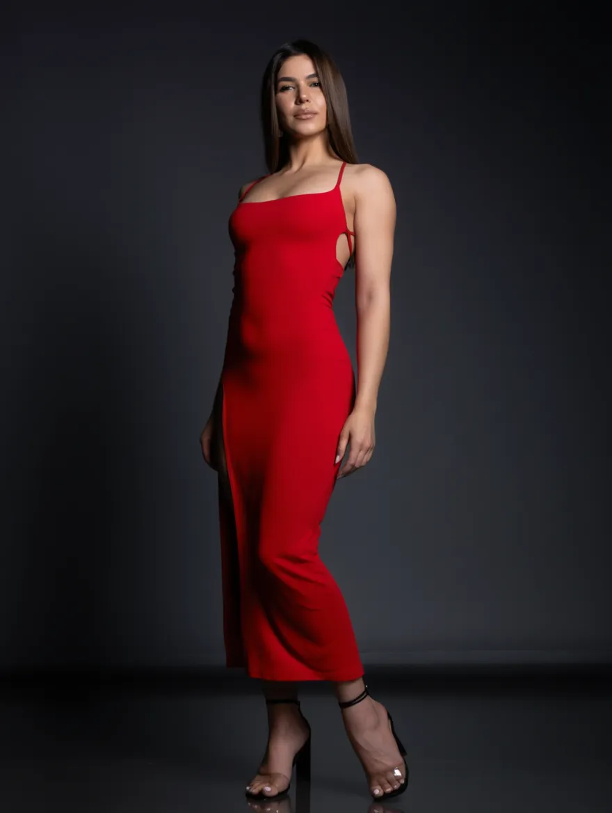 Halter Strap Bodycon Mini Dress