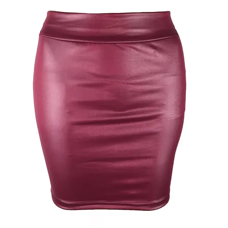 High Waist Mini Pencil Skirt