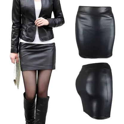 High Waist Mini Pencil Skirt