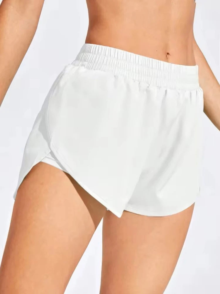High Waist Elastic Yoga Shorts