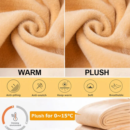 High Waist Fleece Thermal Leggings