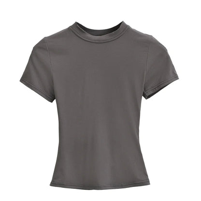 Slim-Fit Casual Y2K T-Shirt