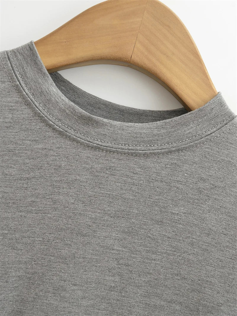 Slim-Fit Casual Y2K T-Shirt