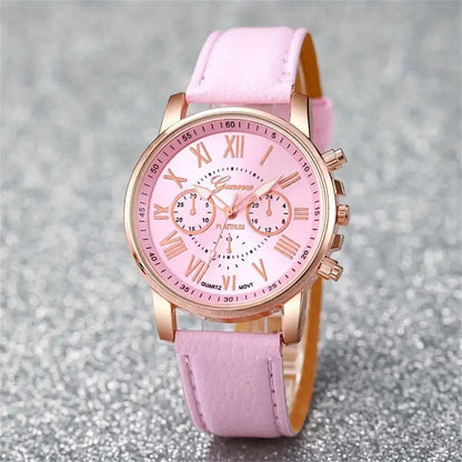 6PCS Women’s Quartz Analog Watches Set