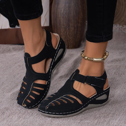 New Women's Sandals Premium Orthopedic Bunion Corrector Flats Casual Soft Sole Beach Wedge Vulcanized Shoes Zapatillas De Mujer