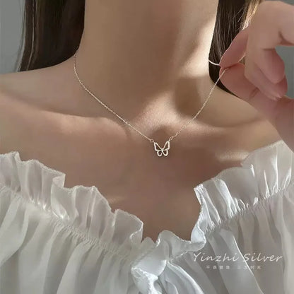 New Shiny Butterfly Necklace for Women