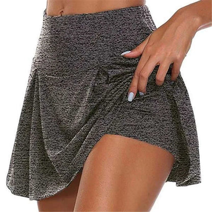 High Waist Quick-Dry Tennis Skirt Shorts