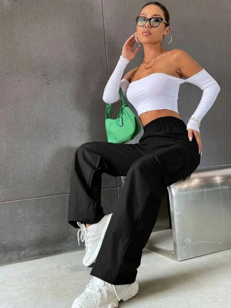 Baggy High Waist Joggers Pants