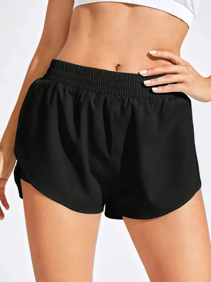 High Waist Elastic Yoga Shorts