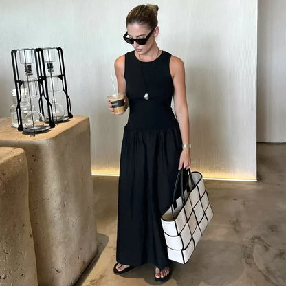 Sleeveless Elegant Maxi Dress