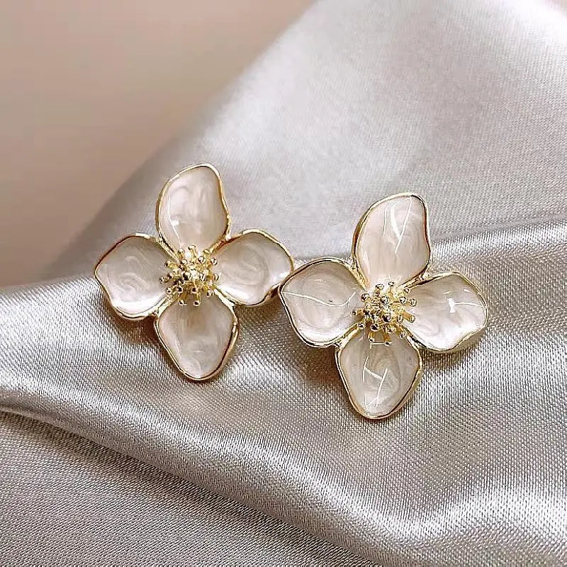 Flower Korean Style Earrings for Women