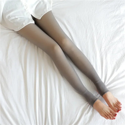 High Waist Fleece Thermal Leggings