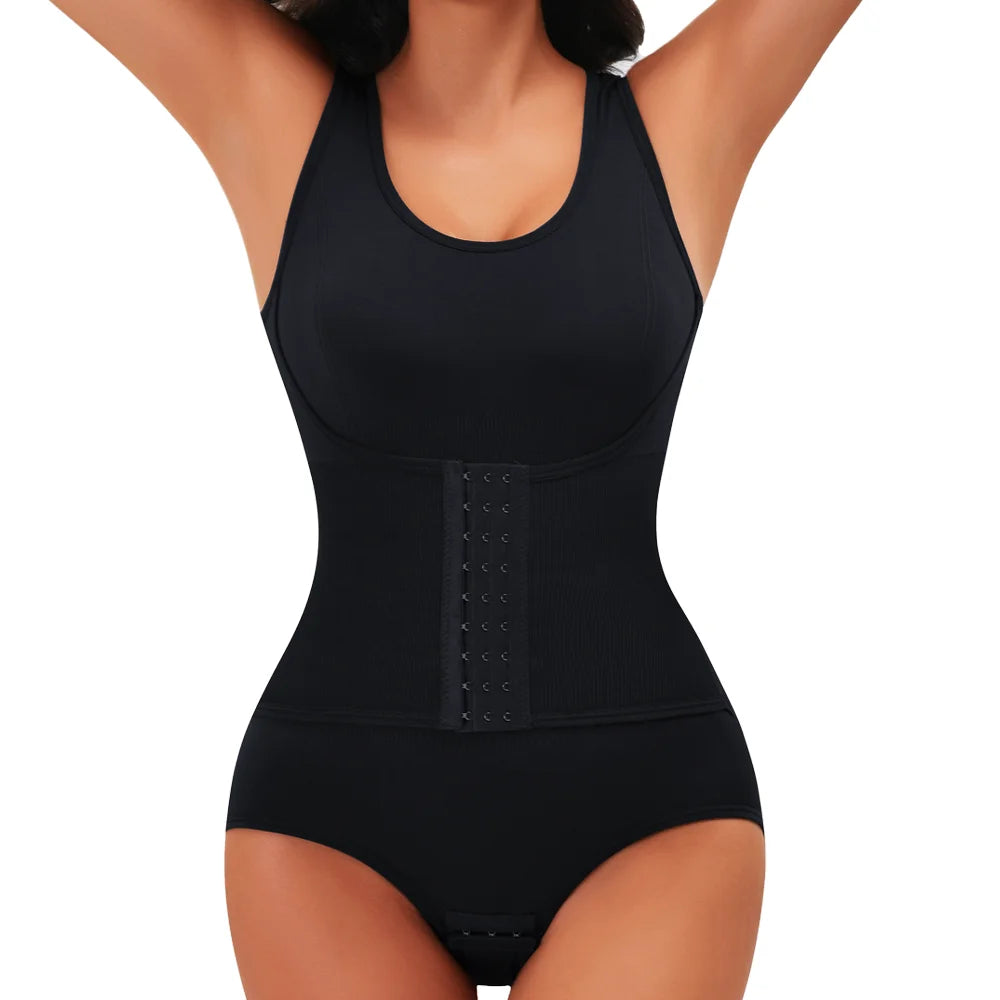 Shapewear Bodysuit with Waist Belt