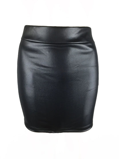 High Waist Mini Pencil Skirt