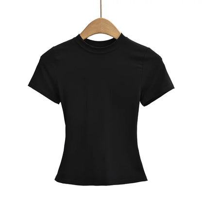 Slim-Fit Casual Y2K T-Shirt